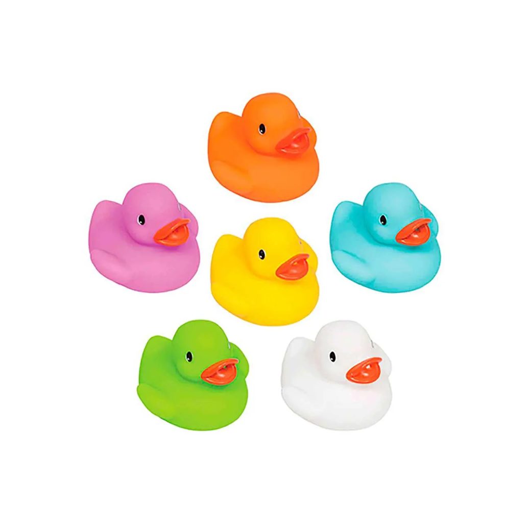 Patinhos de Banho Buba Baby Colors com 6 unidades