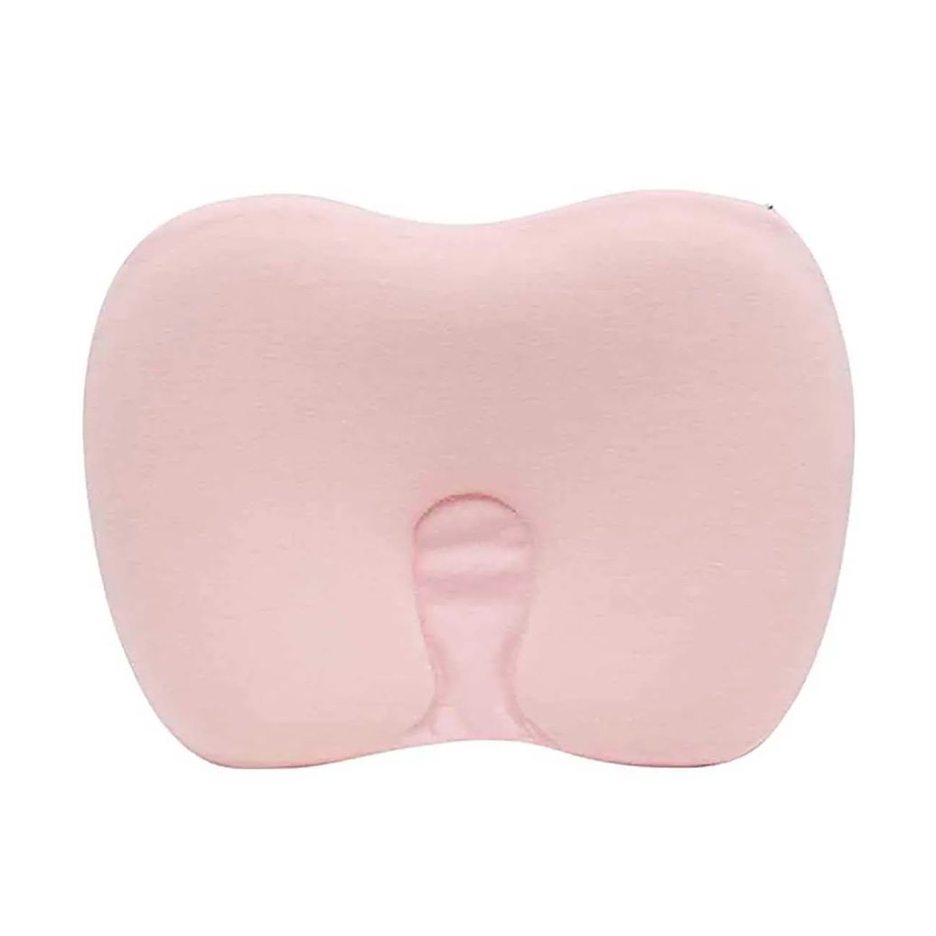 Travesseiro Anatômico Buba Baby Rosa com 1 Unidade