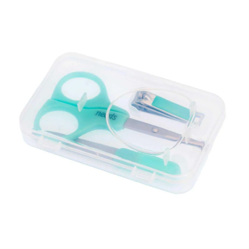 Kit Cutelaria Infantil Needs Baby 3 Itens + Estojo