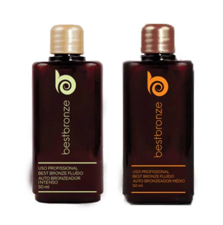 Kit 2 unidades - Refil Bronzeamento Intenso e Médio 50ml - Uso Máquina Profissional