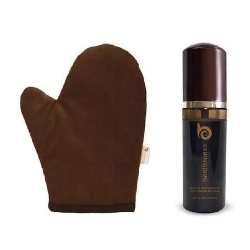 Mousse autobronzeador dark express + luva aplicadora - make it easier vanilla