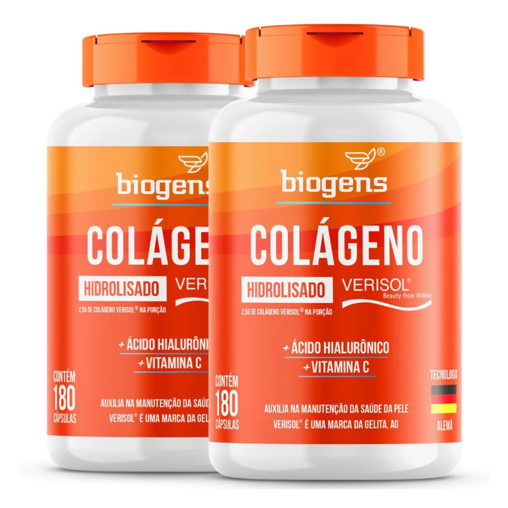 Biogens kit 2x colageno verisol 180 caps