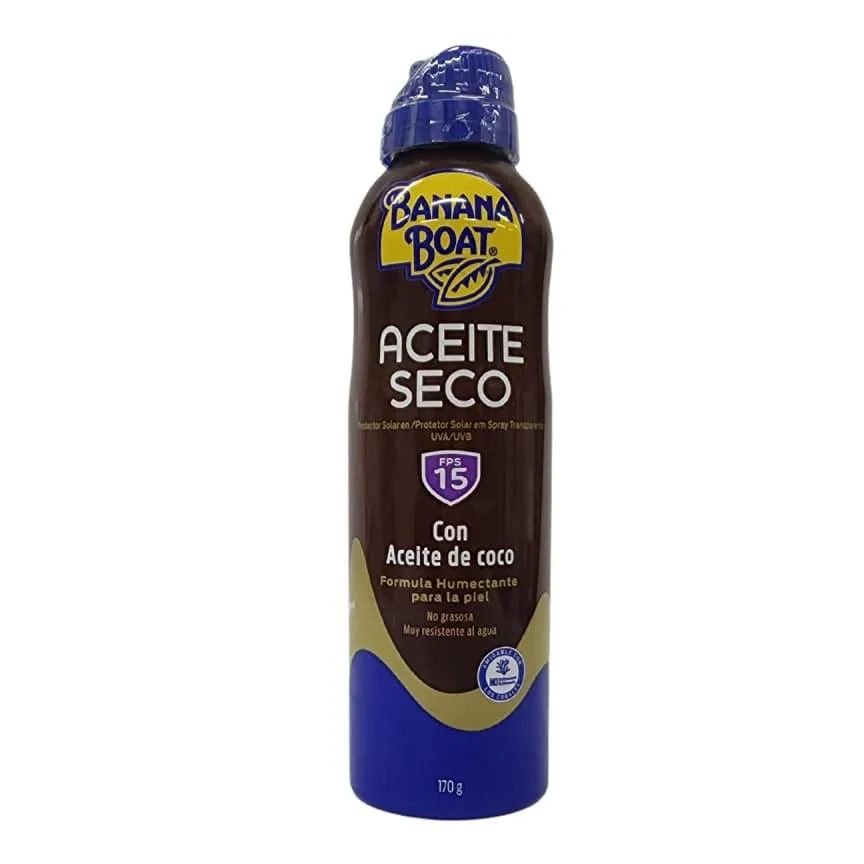 Banana Boat Bronzeador Oleo Protetor Solar Spray Fps15 170g