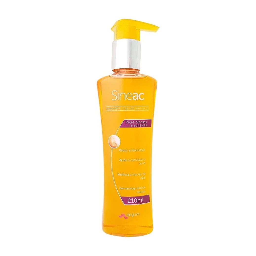 AXIGRAM SINEAC SABONETE LíQUIDO ANTIACNE 210ML