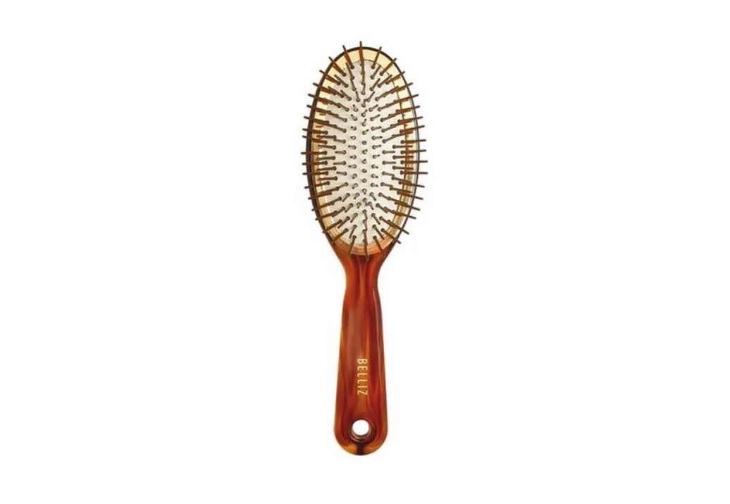 Belliz Escova Oval Grande Tartaruga Cod 158