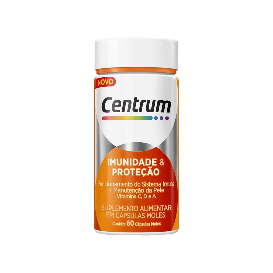 Centrum Multivitaminico Imunidade E Protecao Com Vitaminas C E Zinco 60 Caps