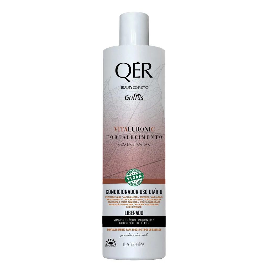 Condicionador fortalecimento vegano vitaluronic qér griffus 1l