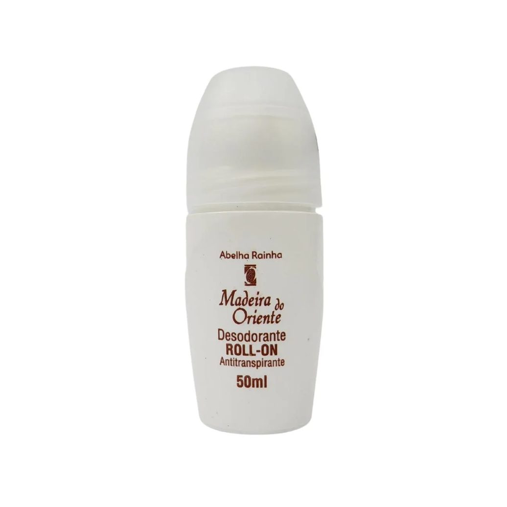 Desodorante Antitranspirante Roll-On Abelha Rainha Madeira do Oriente 50ml