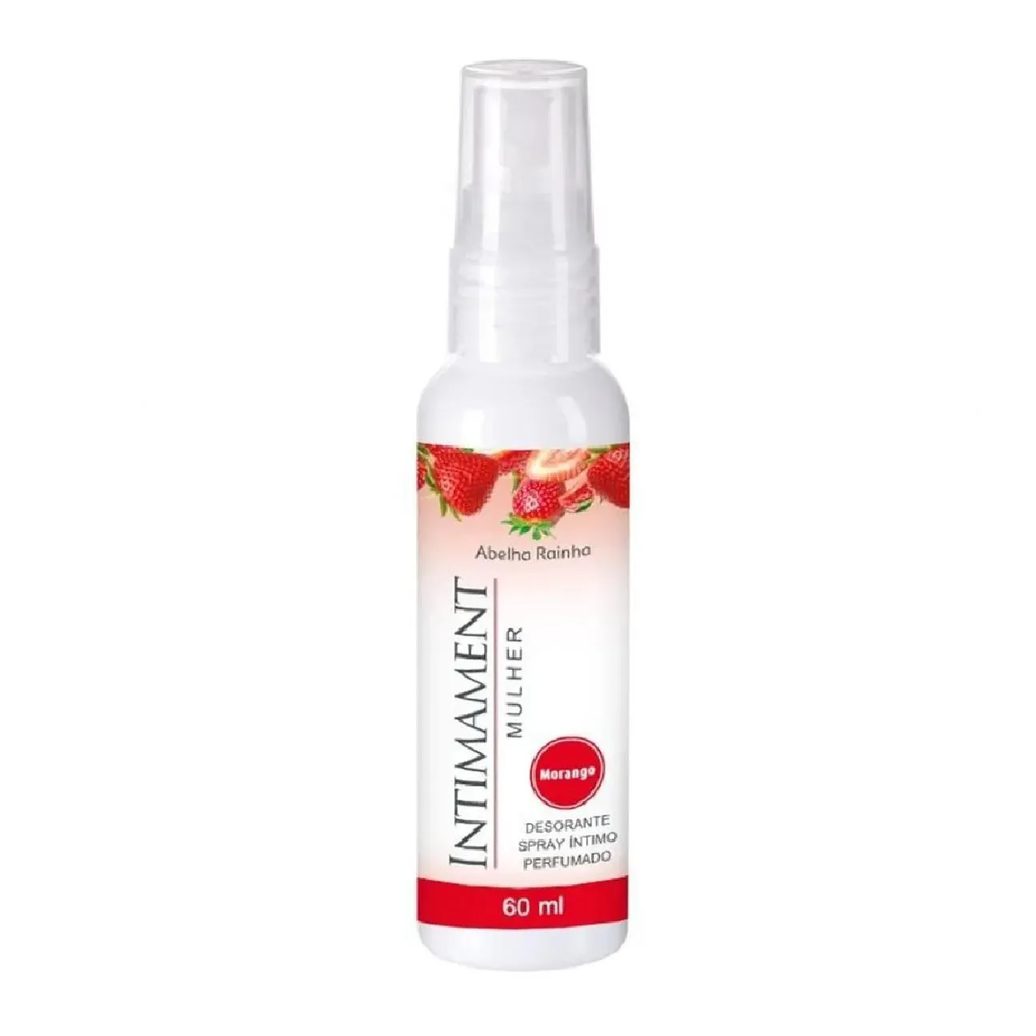 Desodorante Íntimo Spray Abelha Rainha Intimament Mulher Morango 60ml