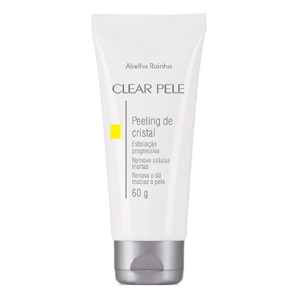 Peeling de cristal clear pele abelha rainha 60g