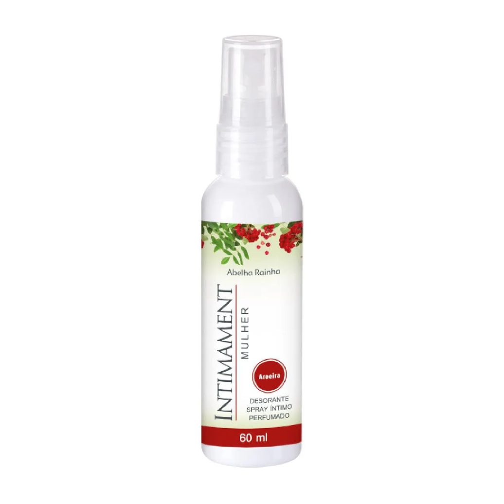 Desodorante Íntimo Spray Abelha Rainha Intimament Mulher Aroeira 60ml