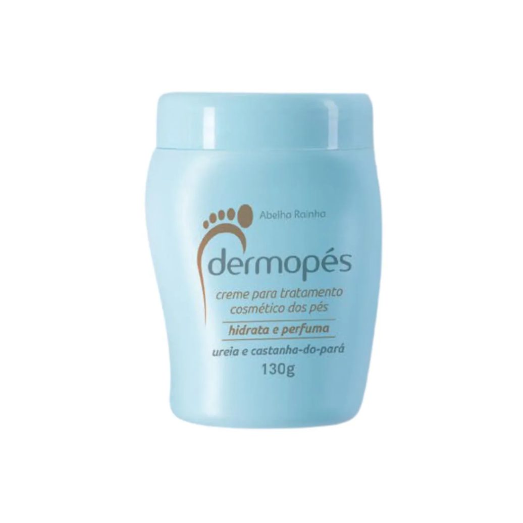 Creme para Pés com Ureia e Castanha do Pará Dermopés Abelha Rainha 130g