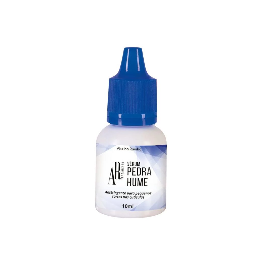 Sérum Pedra Hume Adstringente para Pequenos Cortes Nas Cuticulas Ar Tratamento Abelha Rainha 10ml