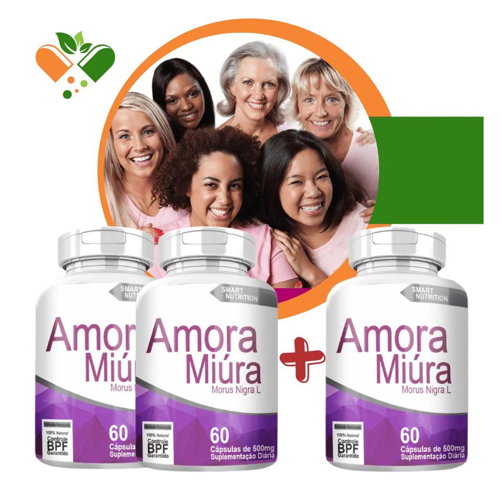 Compre 2 Leve 3 Amora Miura 500mg 60 cápsulas