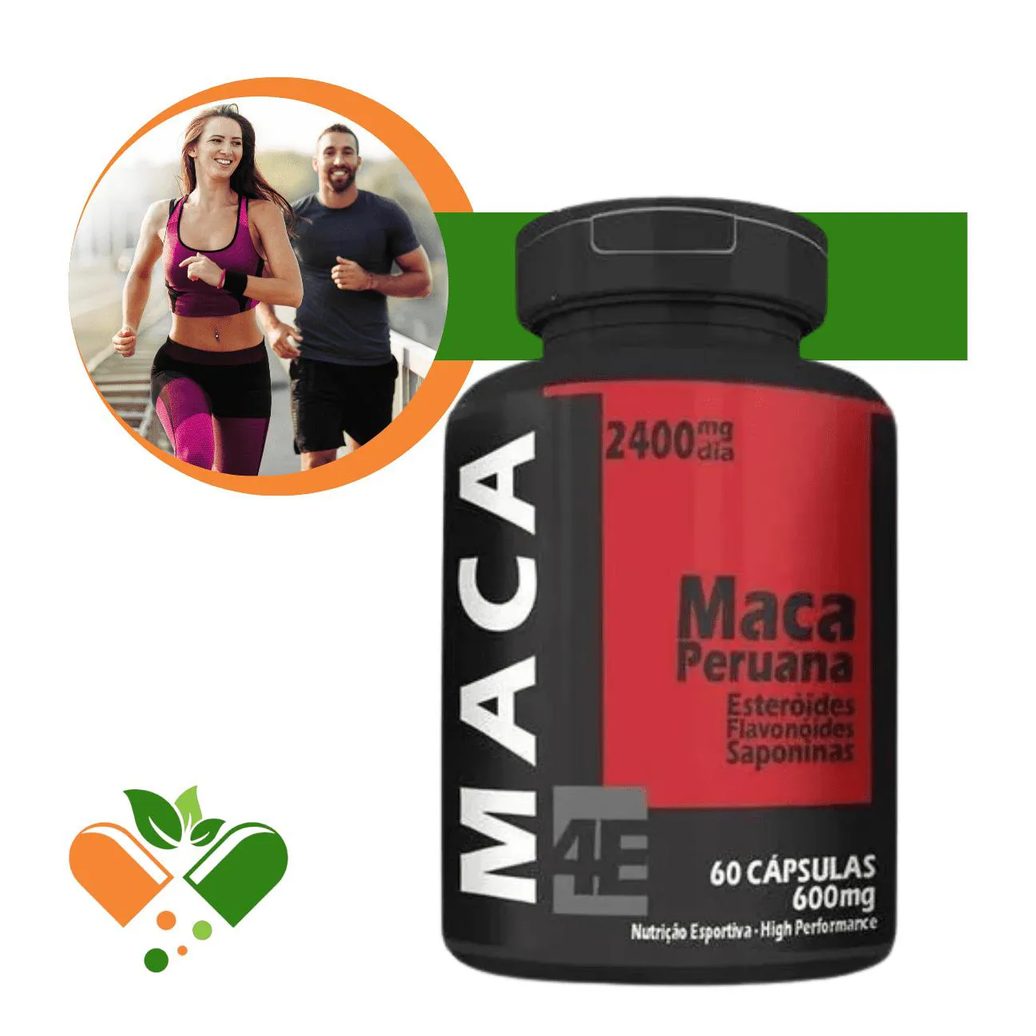 Maca Peruana 600mg 60 cápsulas