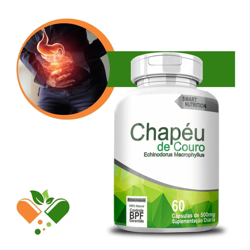 Chapéu de Couro 500mg 60 cápsulas