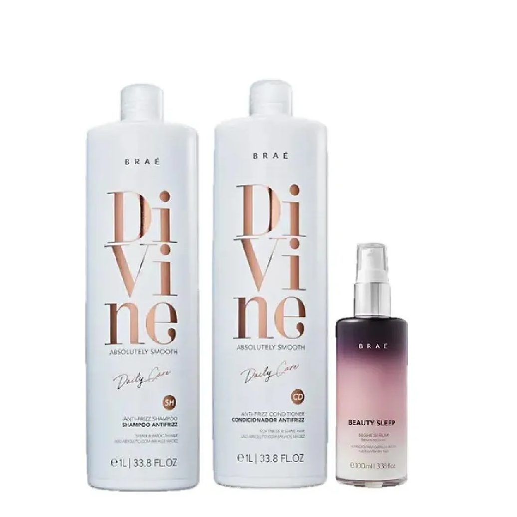Braé Divine Anti Frizz Duo 1l e Beauty Sleep 100ml