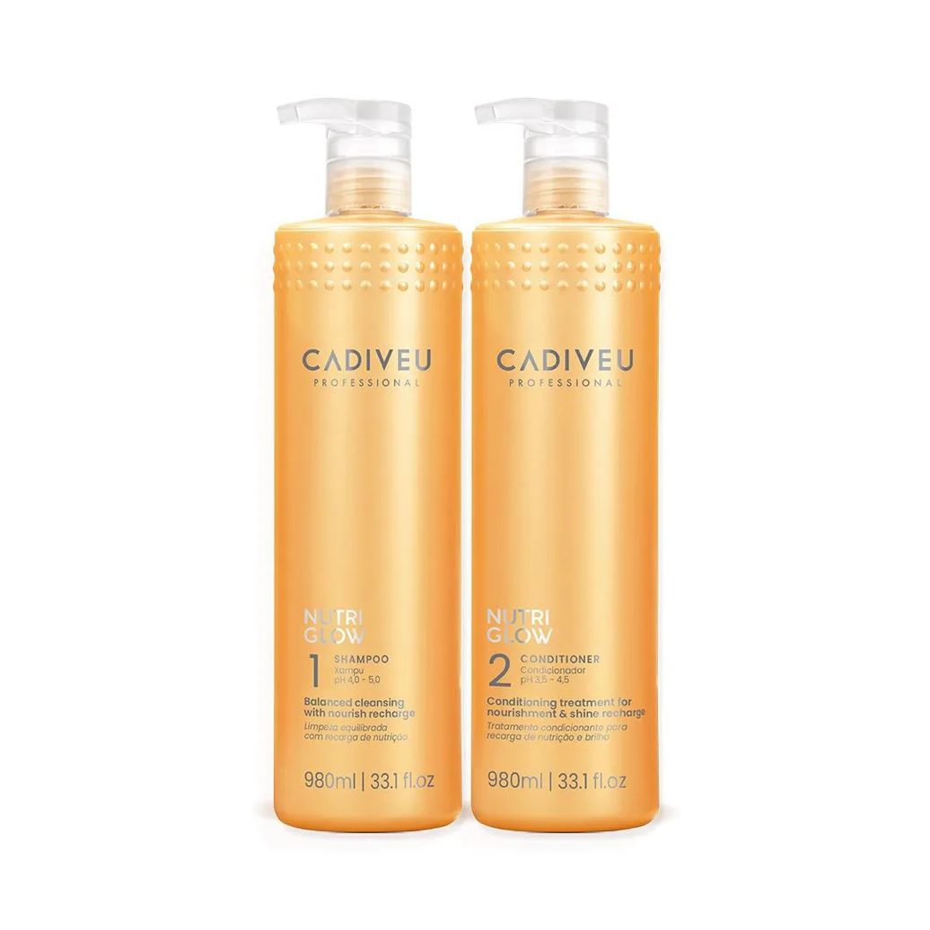 Kit Cadiveu Professional Nutri Glow Duo Litro (2 Produtos)