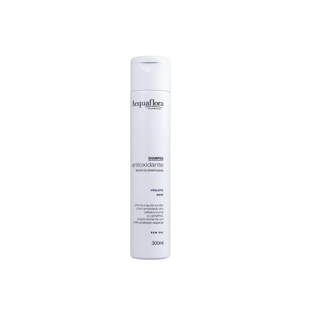 Shampoo Acquaflora Antioxidante Purificante Desamarelador 300ml