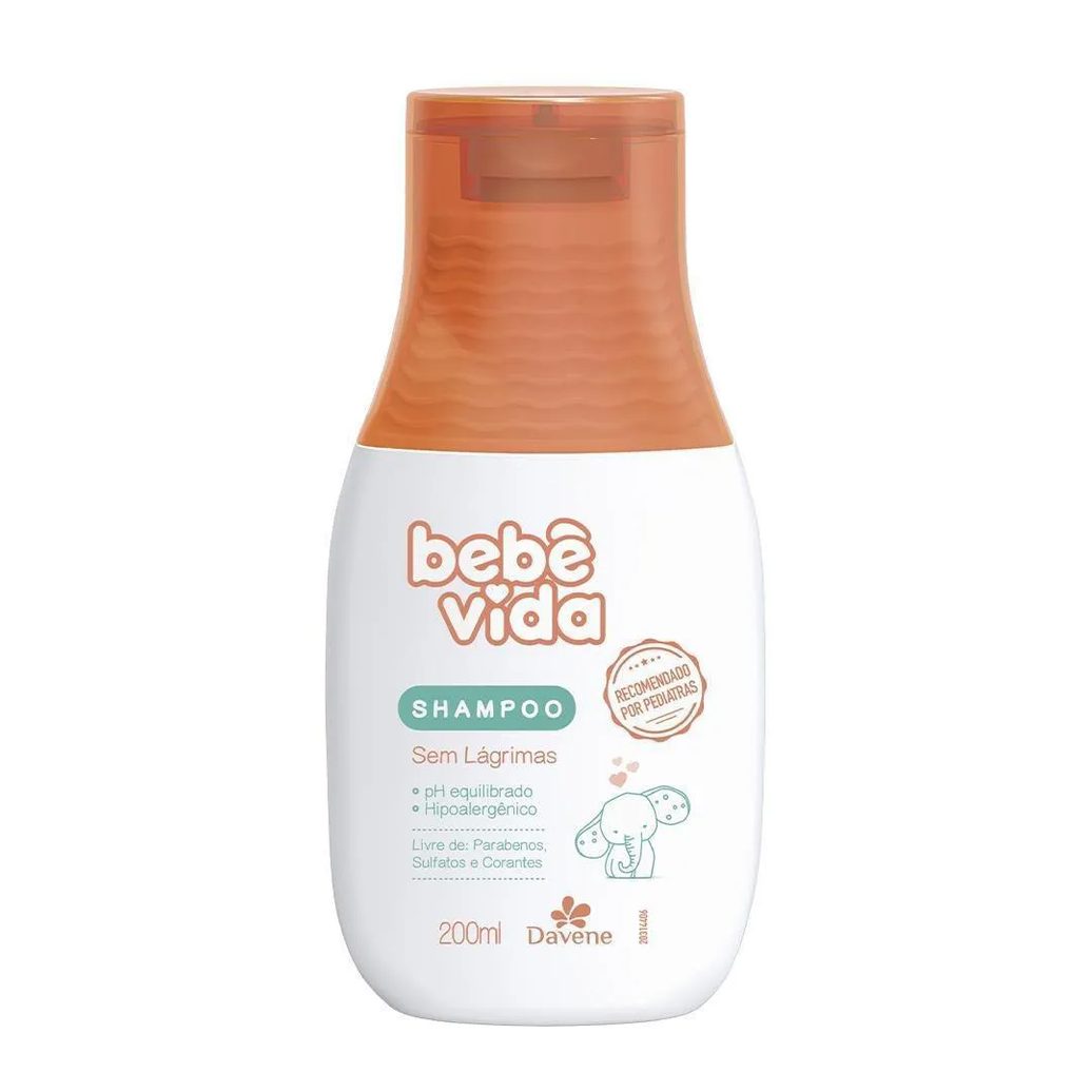 Shampoo Davene Bebê Vida sem Lágrimas 200ml