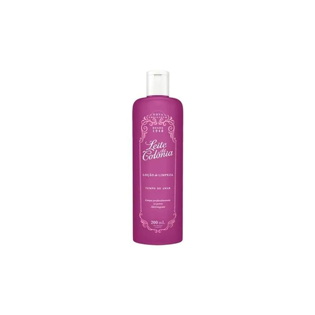 Leite de Colonia 200ml Tempo de Amar (pink)