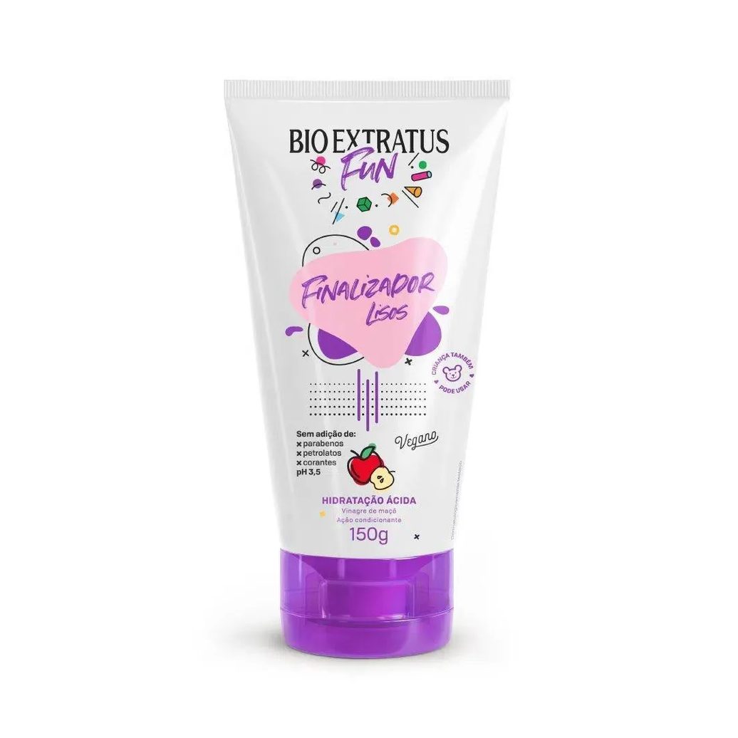 Finalizador Bio Extratus Fun Lisos Hidratacao Acida 150g