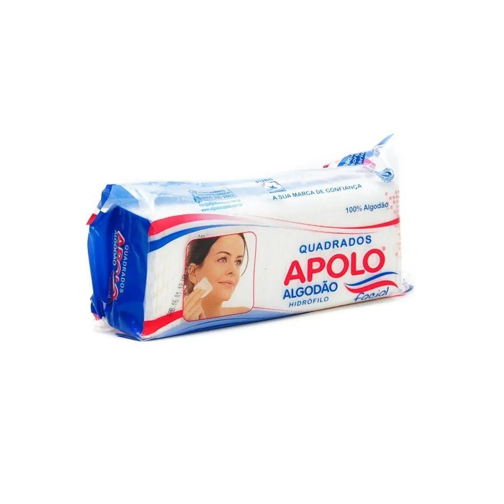 Algodao Apolo Quadrado Facial 50g