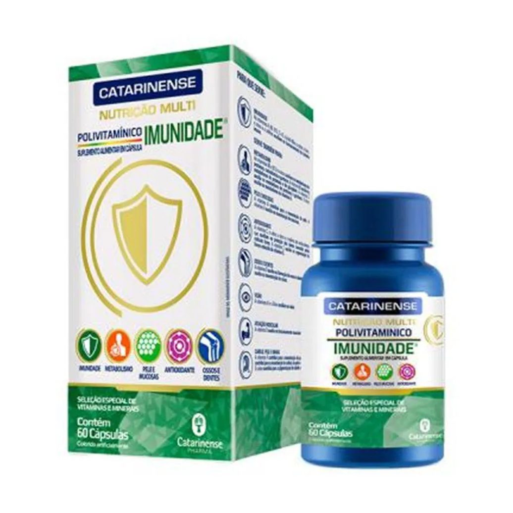 Polivitaminico Catarinense Imunidade Multi Nutricao 60caps