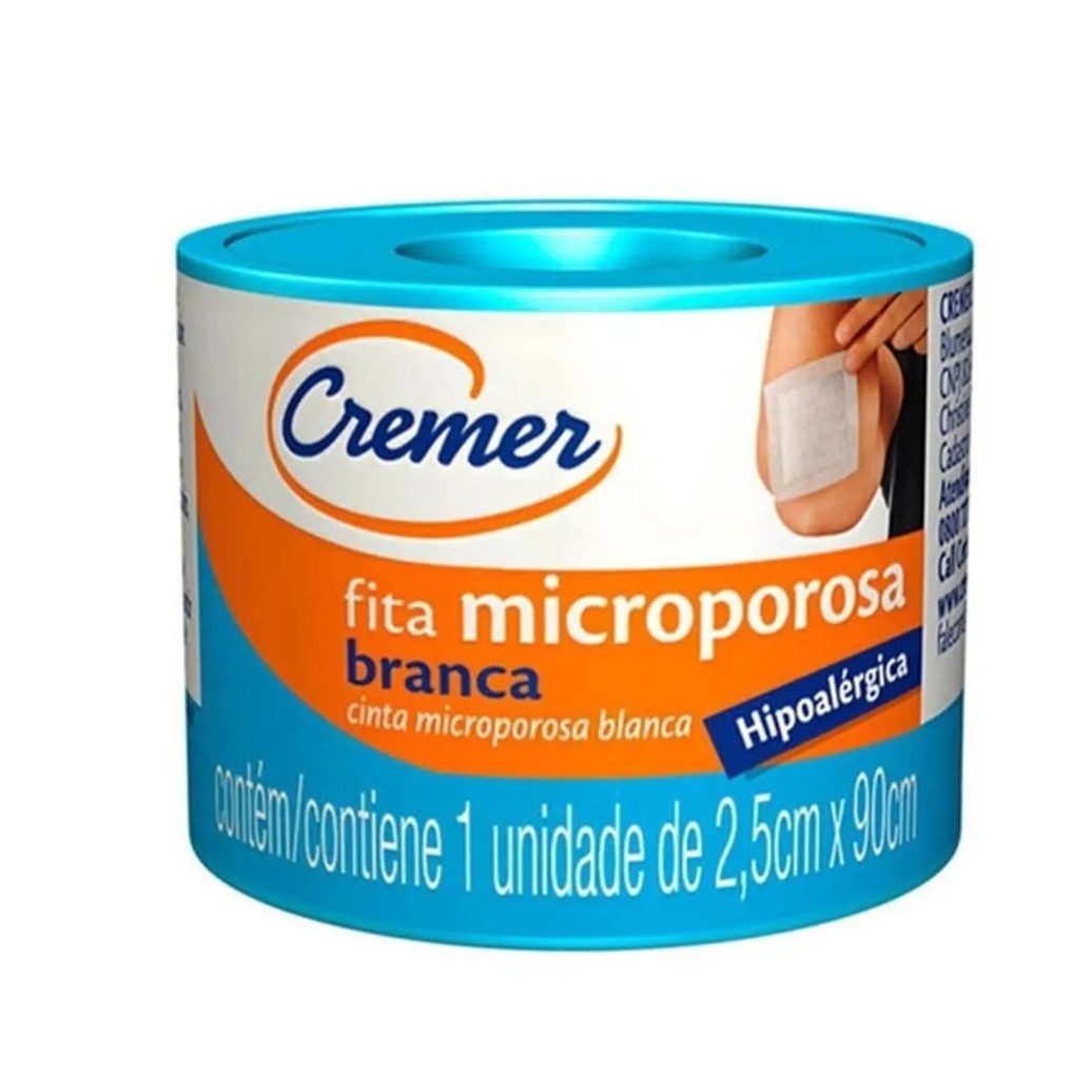 Cremer Fita Microporosa Branco 2,5cm X 90cm