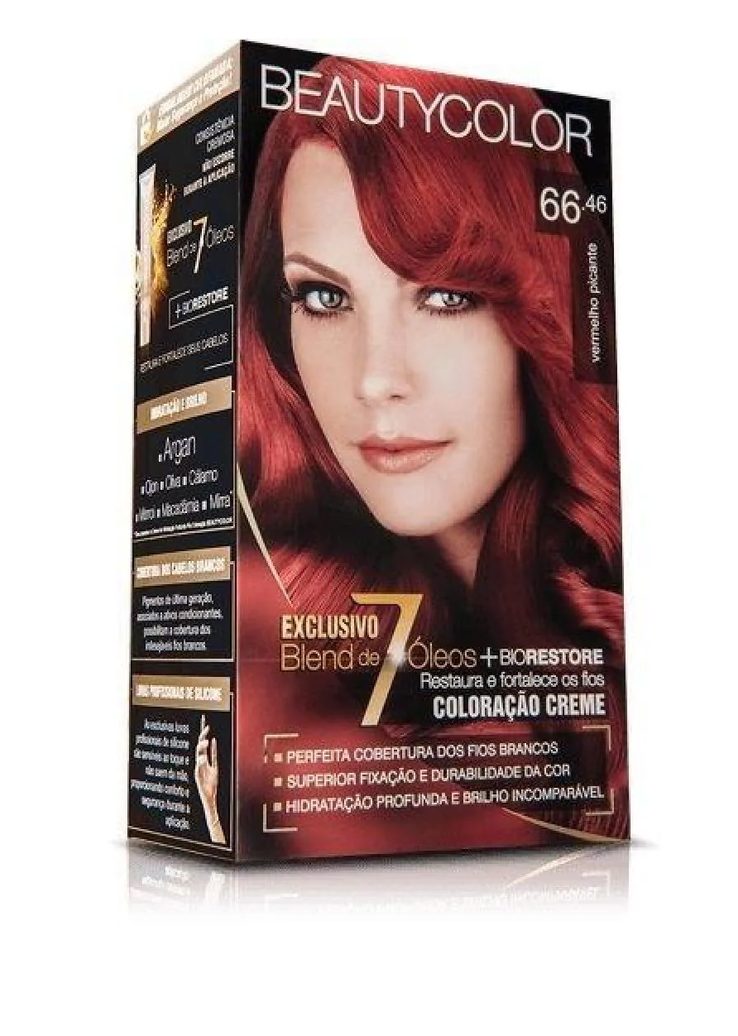 Tintura Beauty Color 66.46 Vermelho Picante (especial)