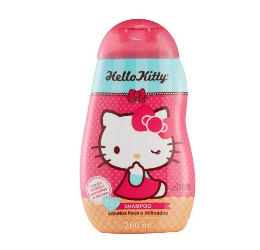 Shampoo Hello Kitty Cabelos Lisos e Delicados 260ml