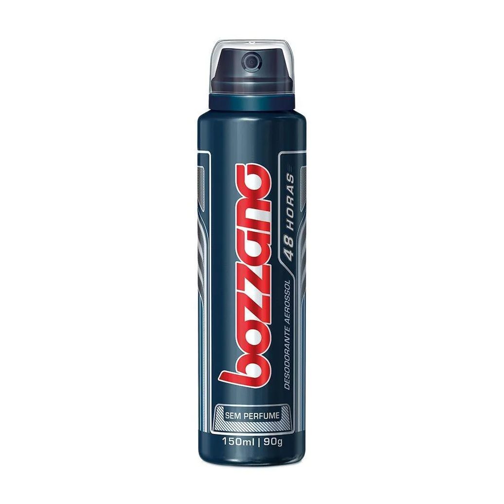 Desodorante Antitranspirante Aerosol Bozzano Sensitive Masculino sem Perfume 48h 150ml