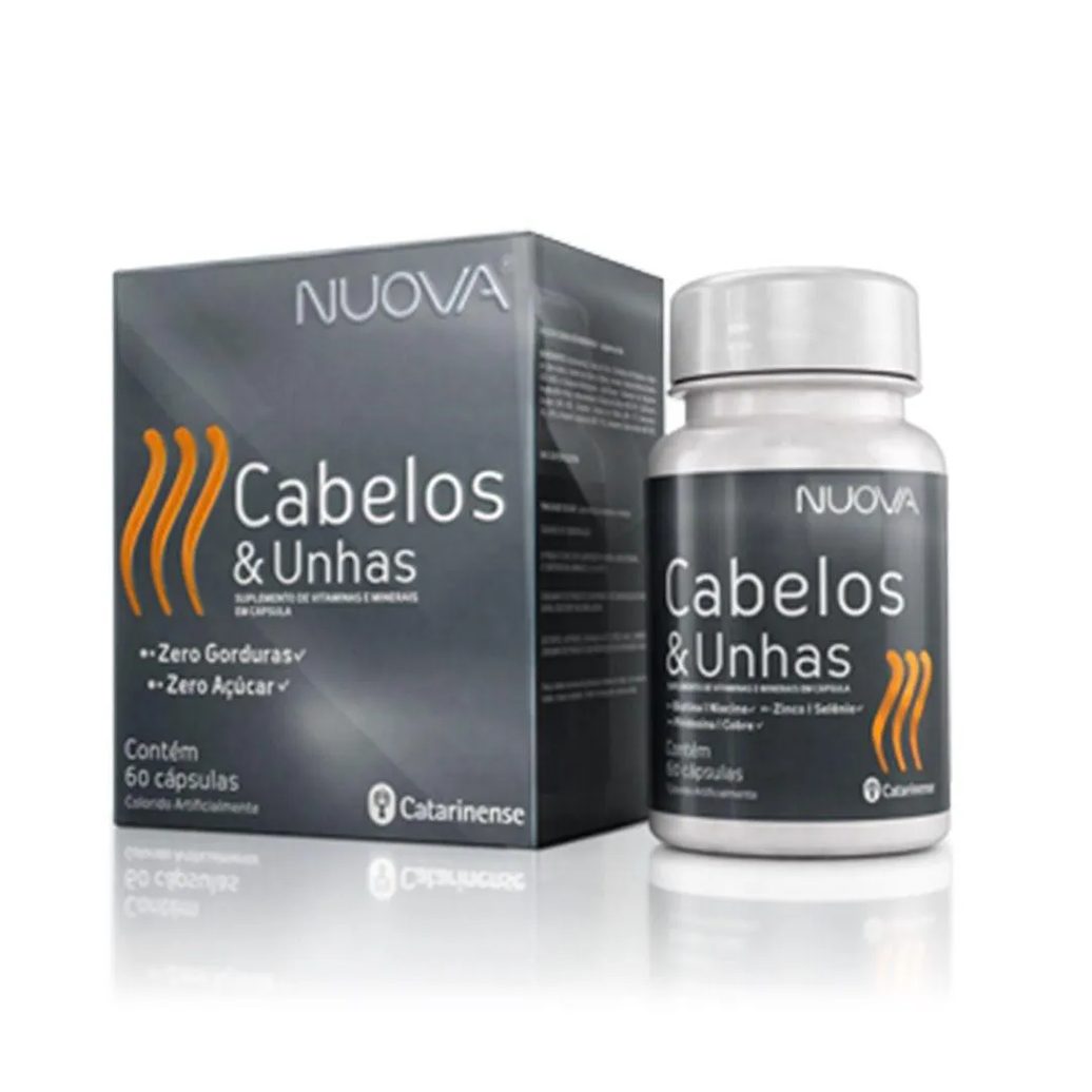 Nuova Cabelos e Unha 60 cápsulas Catarinense