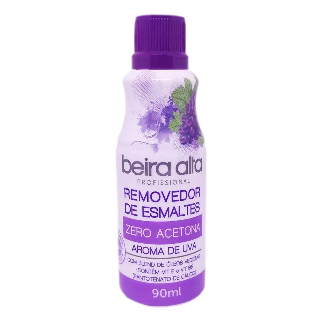 Removedor de Esmaltes Zero Acetona Beira Alta 90ml