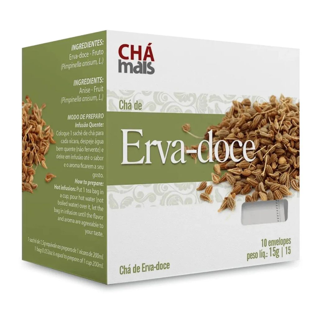 Clinicmais Chá Erva Doce 10 Sachês 15g - Chá Mais