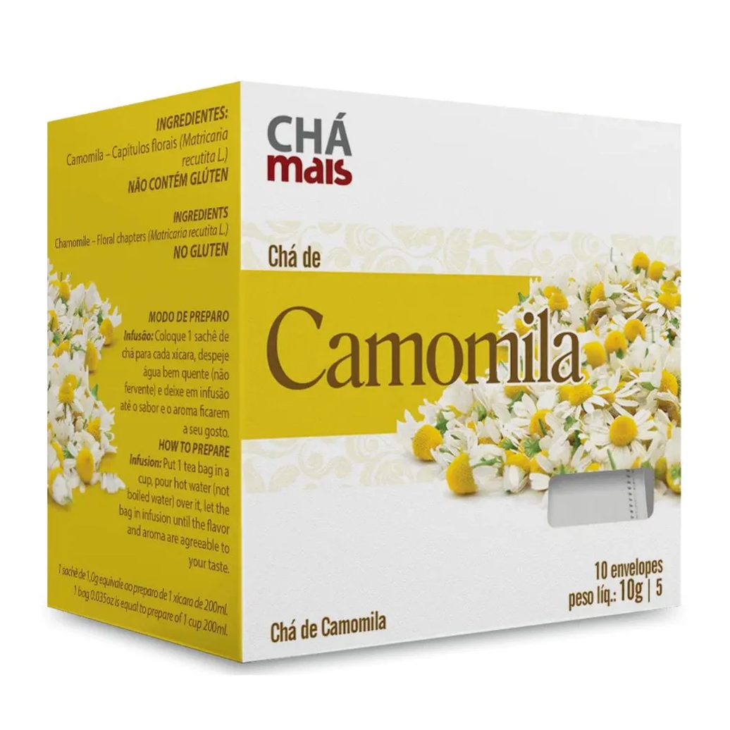 Clinicmais Chá Camomila 10 Sachês 10g - Chá Mais