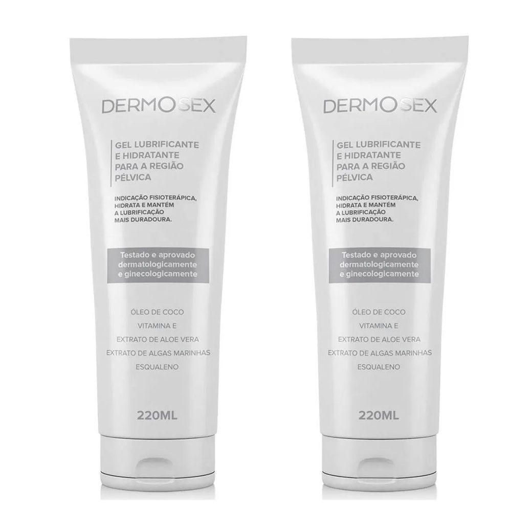 Combo 2x Hidratante Intimo Feminino e Lubrificante Fórmula Exclusiva 220ml
