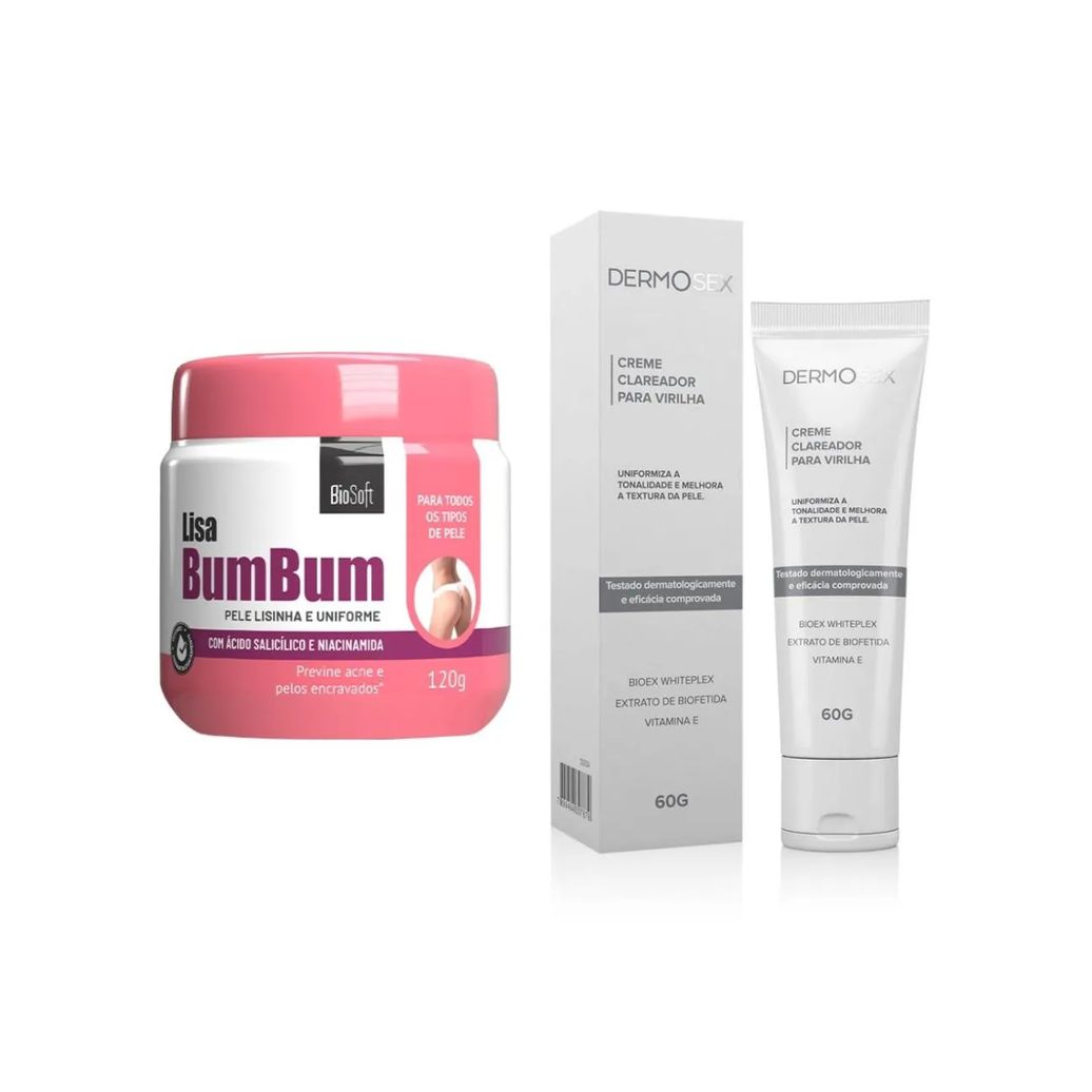 Creme para Clarear o Bumbum Nádegas Tirar Manchas e Espinhas
