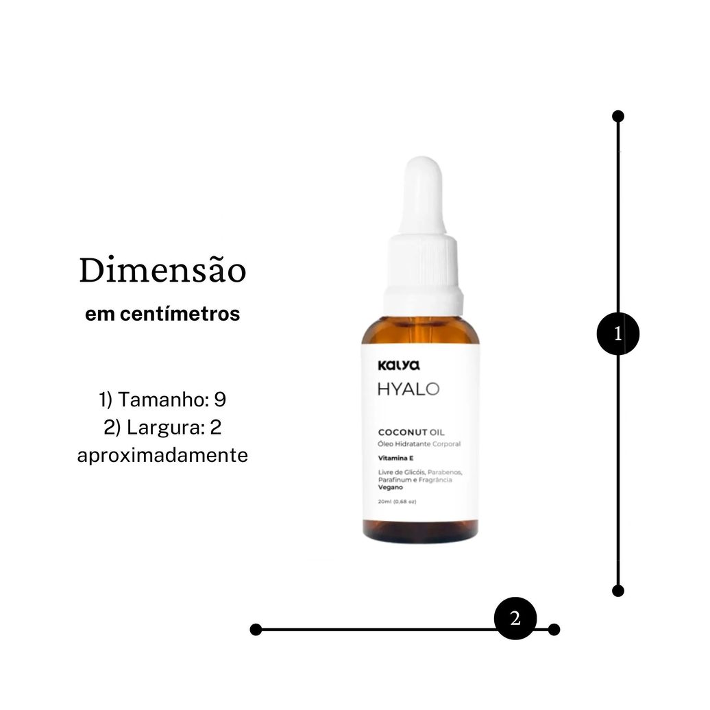 3 Oleo de Coco Cuidado Intimo Puro sem Perfume Hyalo Coconut
