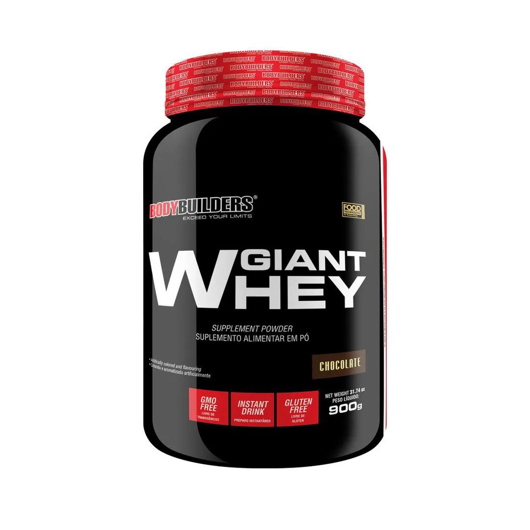 Giant Whey 900g - Bodybuilders Sabor: Chocolate