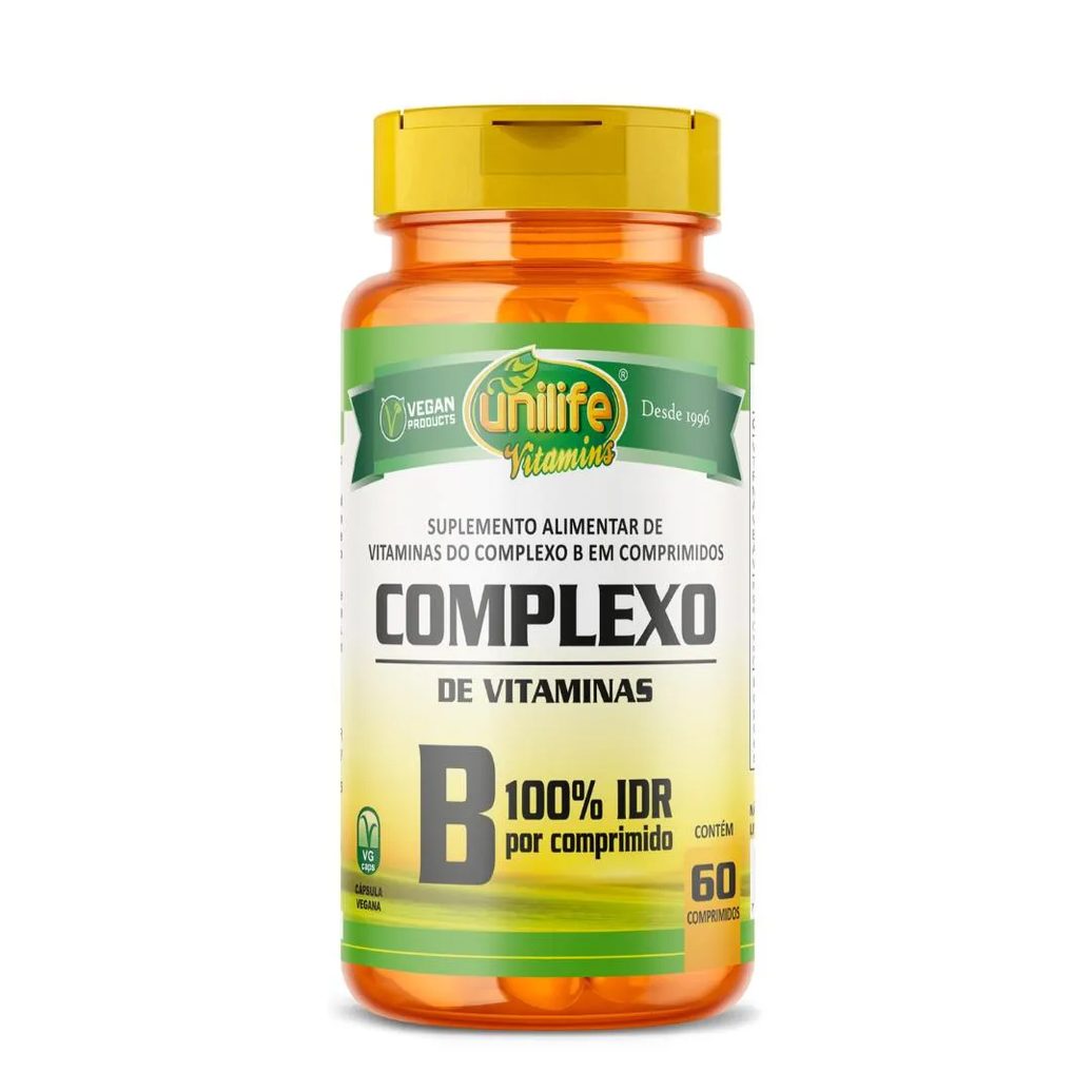 Complexo B 60 comprimidos 500mg Unilife