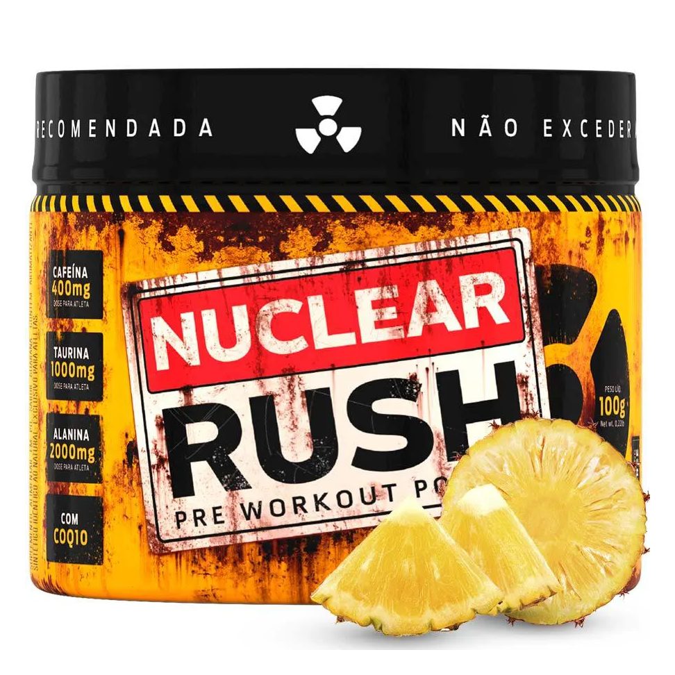 Pré-treino Body Action Nuclear Rush Abacaxi 100g