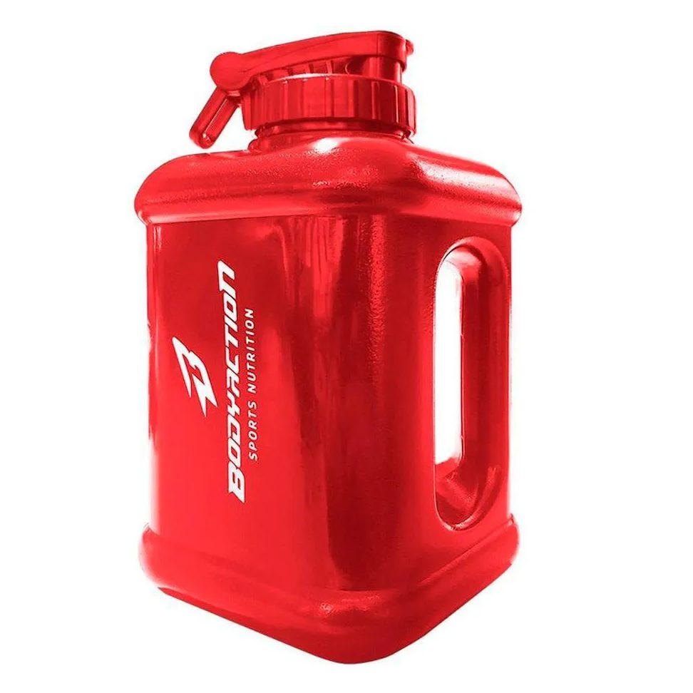 Galão Garrafa Água Bebida Academia 1,6 Litros Vermelho