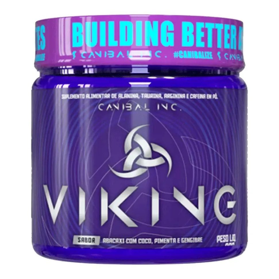 Pré-treino Canibal Inc Viking Abacaxi com Coco 300g