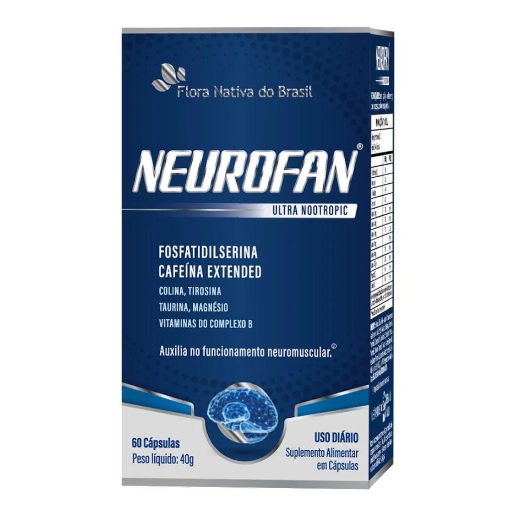 Neurofan Ultra (fosfatidilserina + Vitaminas) 60 cápsulas - Flora Nativa