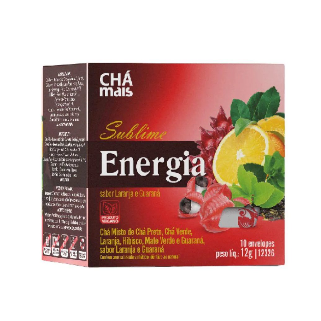 Chá Misto Sublime Energia 10 Sachês - Chá Mais