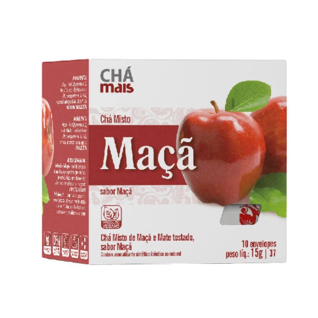 Chá Misto de Maça 10 Sachês - Chá Mais