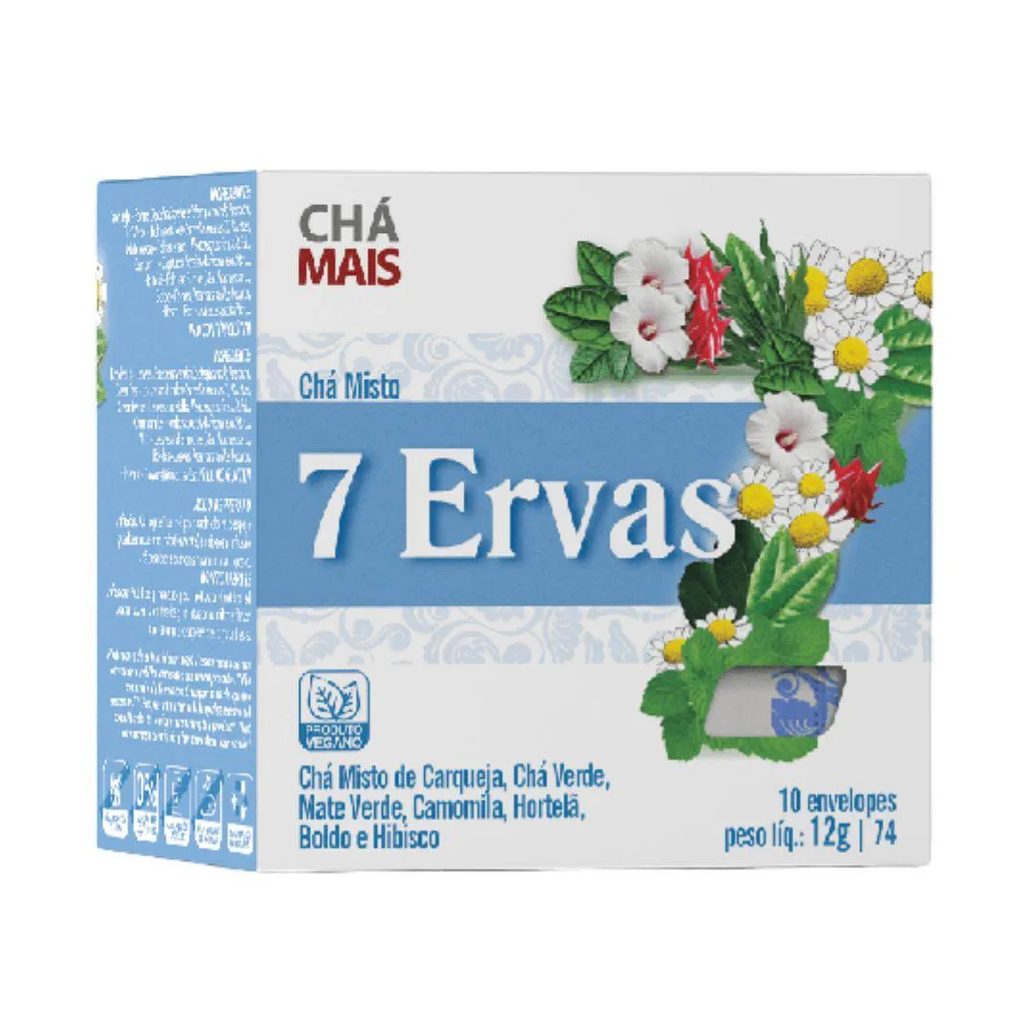 Chá Misto 7 Ervas 10 Sachês - Chá Mais