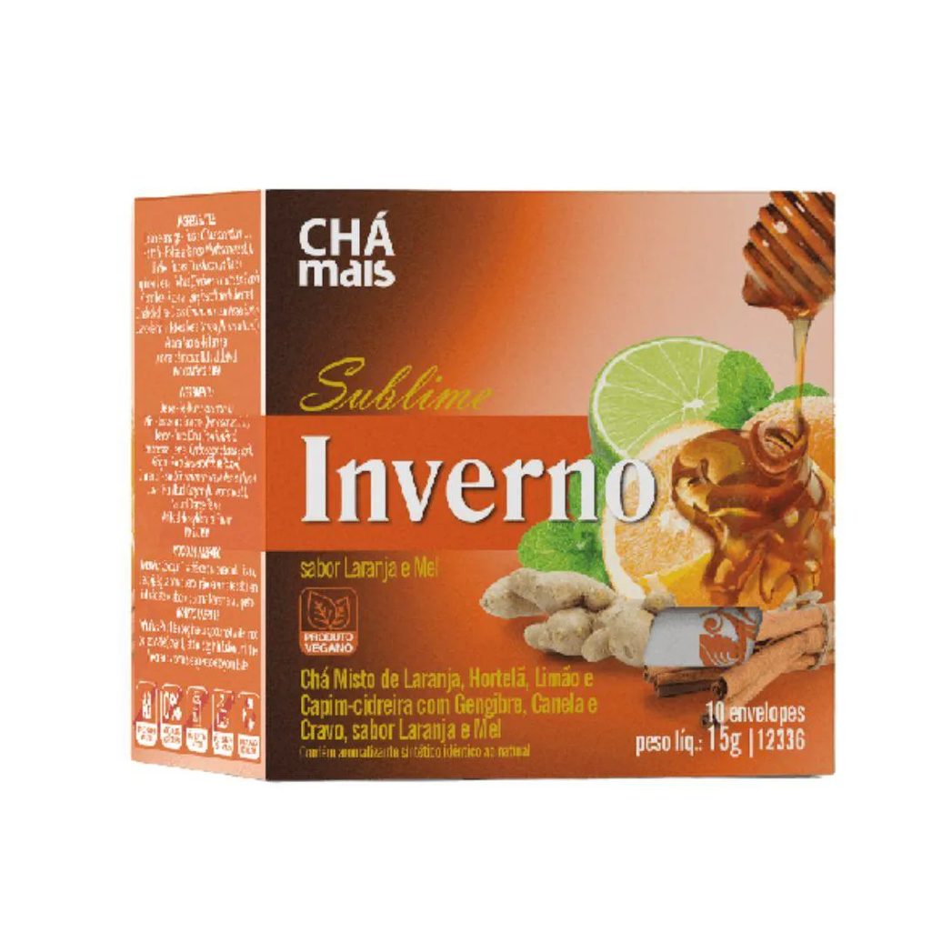 Chá Sublime Inverno 10 Sachês - Chá Mais
