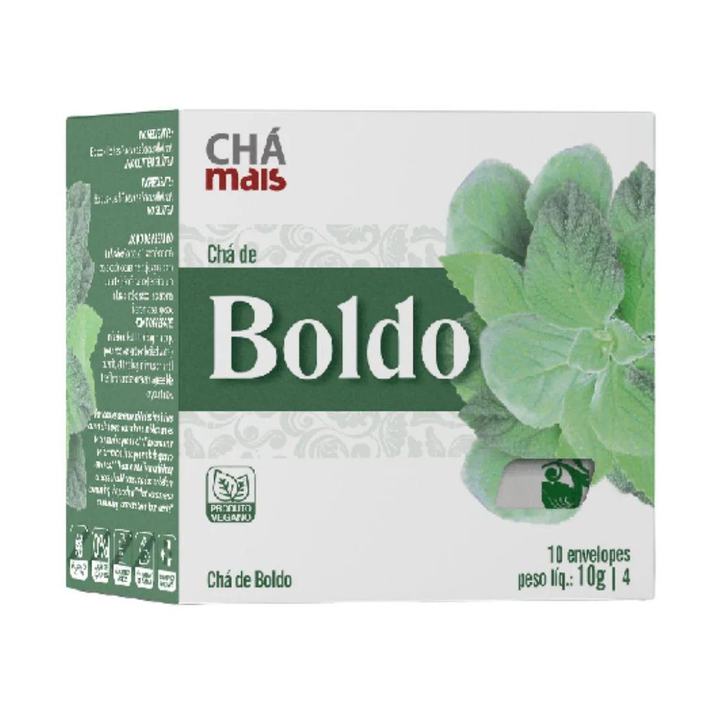 Chá de Boldo 10 Sachês - Chá Mais